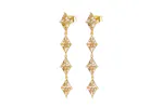 Rosato Rzvt26 - Rosato Vittoria Yellow Gold Single Earring Luxury Italian Fashion Jewellery Rosato Rzvt26 - Rosato Vittoria Yellow Gold Single Earring Luxury Italian Fashion Jewellery