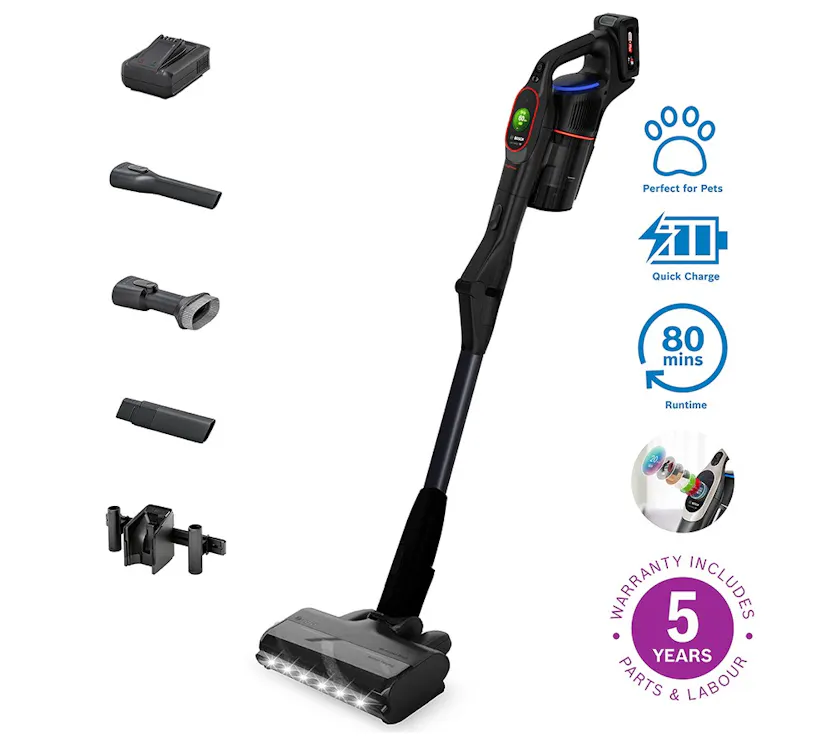 Bosch Unlimited 10 ProPower Cordless Vacuum Cleaner | BCS1051GB | Black Bosch Unlimited 10 ProPower Cordless Vacuum Cleaner | BCS1051GB | Black