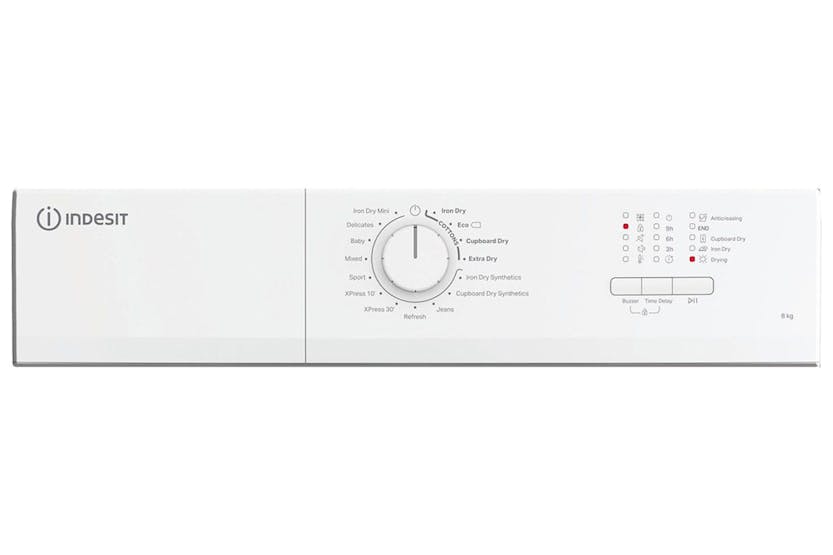 Indesit 8kg Freestanding Air-vented Tumble Dryer | CYDA81WWGLU Indesit 8kg Freestanding Air-vented Tumble Dryer | CYDA81WWGLU