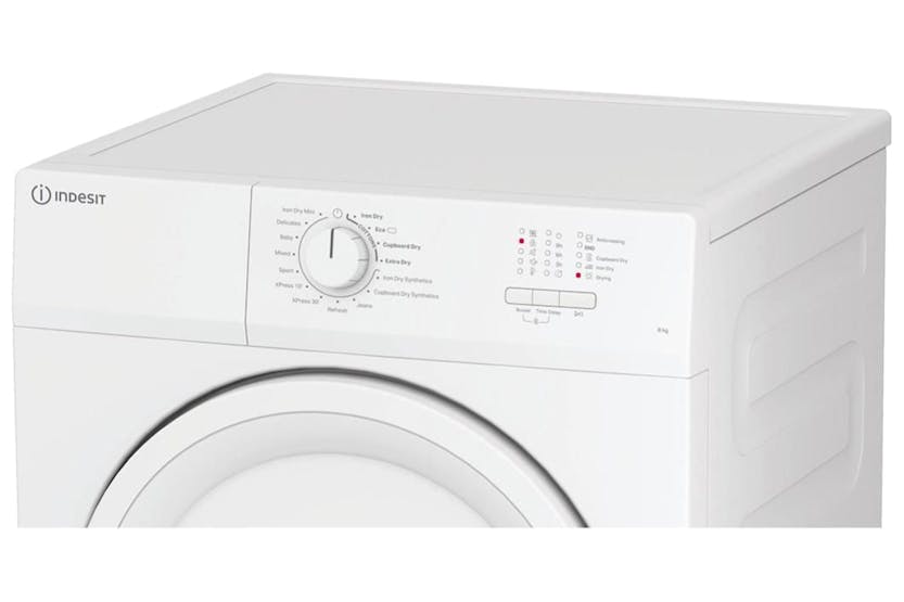 Indesit 8kg Freestanding Air-vented Tumble Dryer | CYDA81WWGLU Indesit 8kg Freestanding Air-vented Tumble Dryer | CYDA81WWGLU