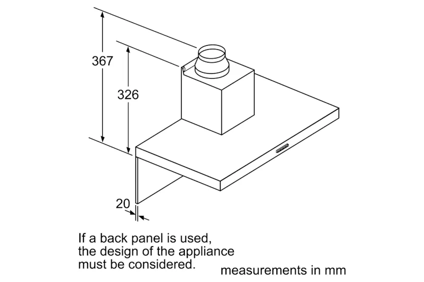 Bosch Series 2 90cm Wall Mounted Cooker Hood | DWB96BC60B Bosch Series 2 90cm Wall Mounted Cooker Hood | DWB96BC60B