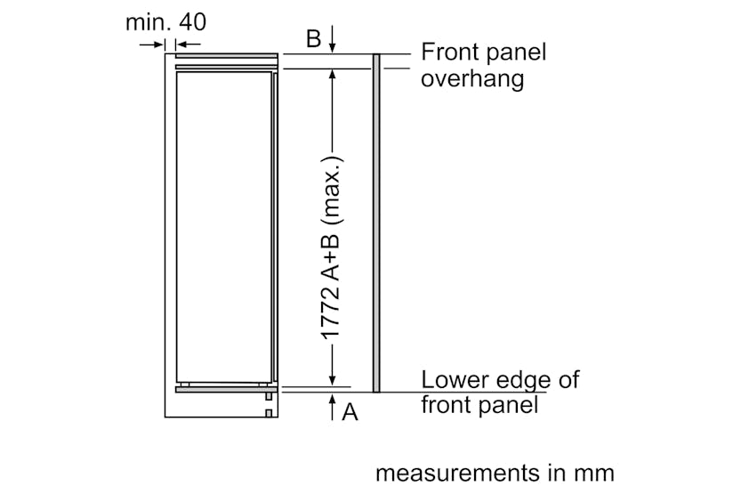 Neff N50 Built-in Upright Freezer | GI7812EE0G Neff N50 Built-in Upright Freezer | GI7812EE0G