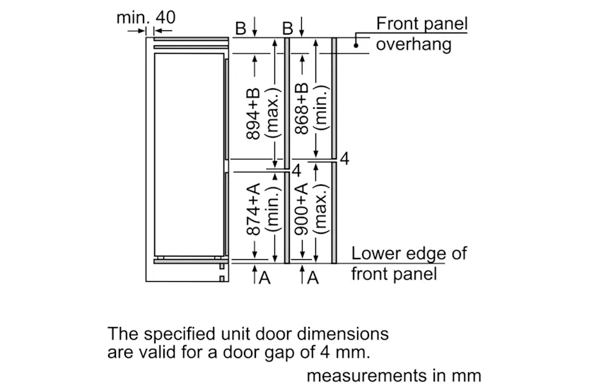 Neff N30 Built-in Fridge Freezer | KI7851FE0G Neff N30 Built-in Fridge Freezer | KI7851FE0G