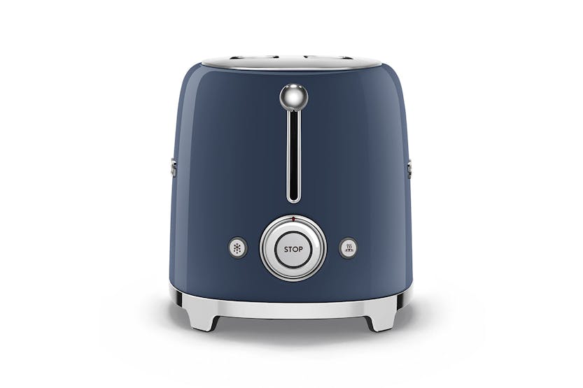 Smeg 50's Retro Style Aesthetic 2 Slice Toaster | TSF01NBUK | Navy Blue Smeg 50's Retro Style Aesthetic 2 Slice Toaster | TSF01NBUK | Navy Blue