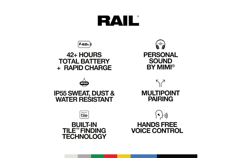 Skullcandy Rail True Wireless Earbuds | Bone Skullcandy Rail True Wireless Earbuds | Bone