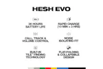 Skullcandy Hesh Evo Wireless Headphones | True Black Skullcandy Hesh Evo Wireless Headphones | True Black
