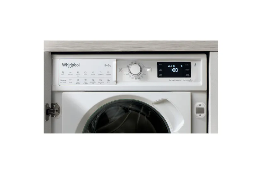 Whirlpool 9kg Washer / 6kg Dryer Built-in Washer Dryer | BIWDWG961485UK Whirlpool 9kg Washer / 6kg Dryer Built-in Washer Dryer | BIWDWG961485UK