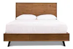 Hamilton Bed Frame | King | 5ft | Aged Oak Veneer Hamilton Bed Frame | King | 5ft | Aged Oak Veneer