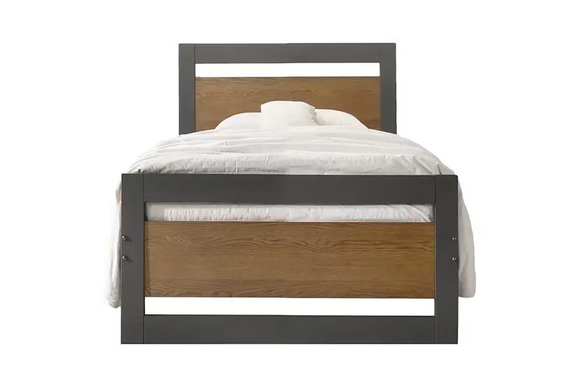 Alexis Bed Frame| Single | 3ft | Ash/Charcoal Alexis Bed Frame| Single | 3ft | Ash/Charcoal