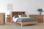 Coolmore Storage Headboard Bed Frame | Super King | 6ft | Natural Coolmore Storage Headboard Bed Frame | Super King | 6ft | Natural