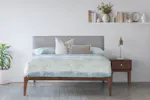 Samuel Bed Frame | Small Double | 4ft | Walnut Effect Samuel Bed Frame | Small Double | 4ft | Walnut Effect