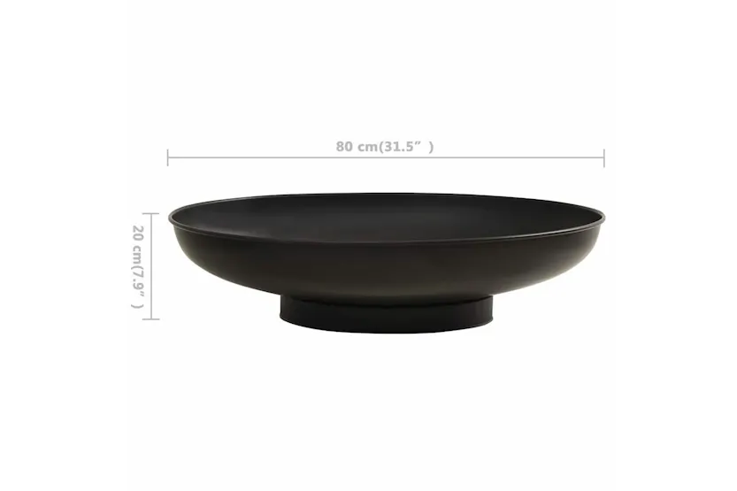 Vidaxl 313344 Fire Pit 80 Cm Steel Vidaxl 313344 Fire Pit 80 Cm Steel