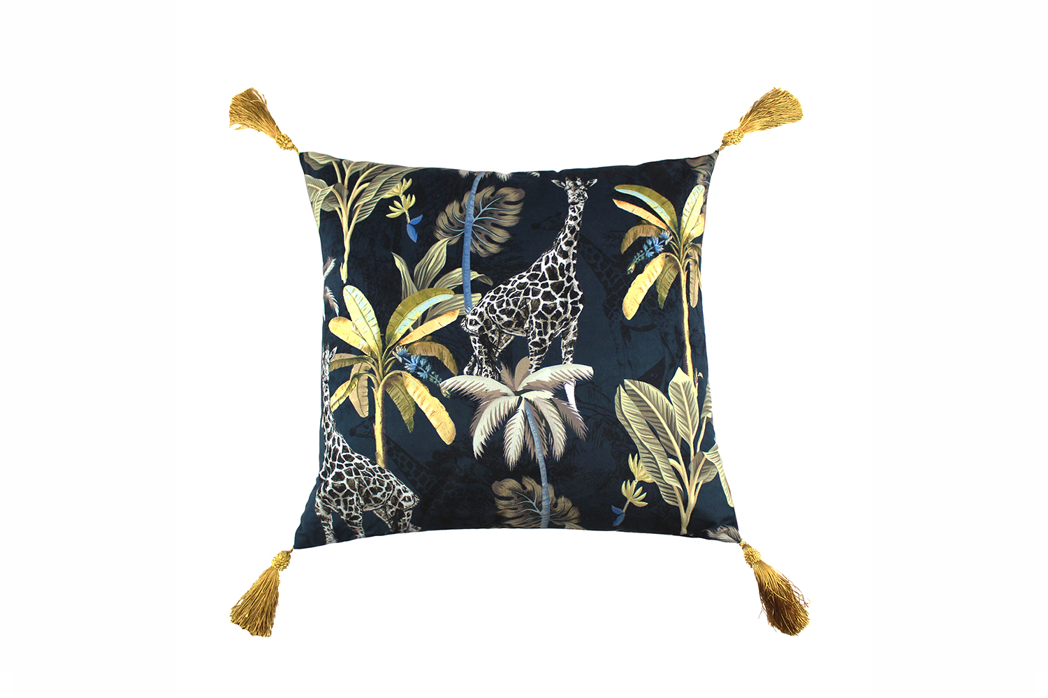 Simone Cushion Navy & Gold 45 x 45 cm Harvey Norman Northern Ireland