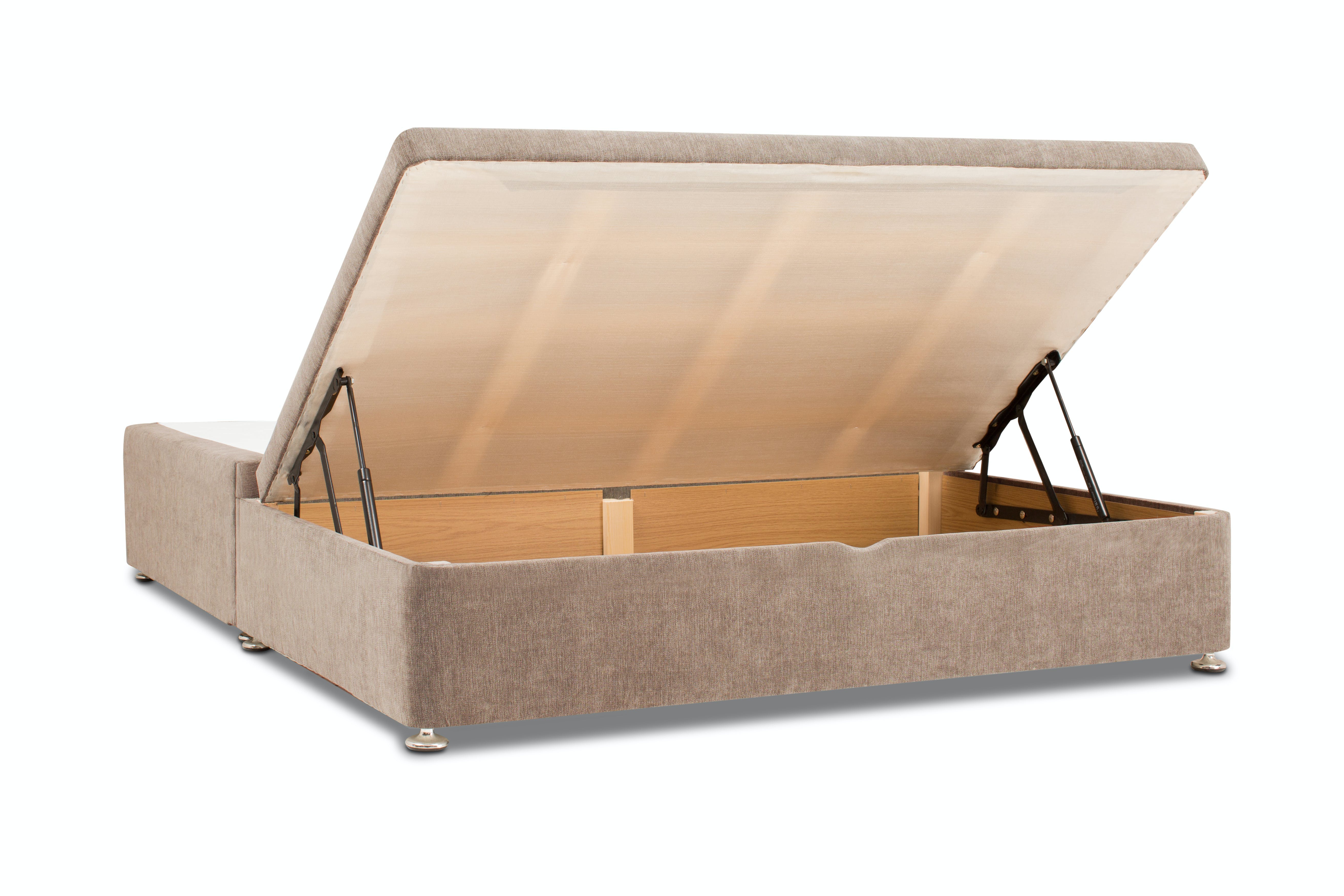 Tailored Ottoman Divan Base Colour Options 5ft Harvey Norman