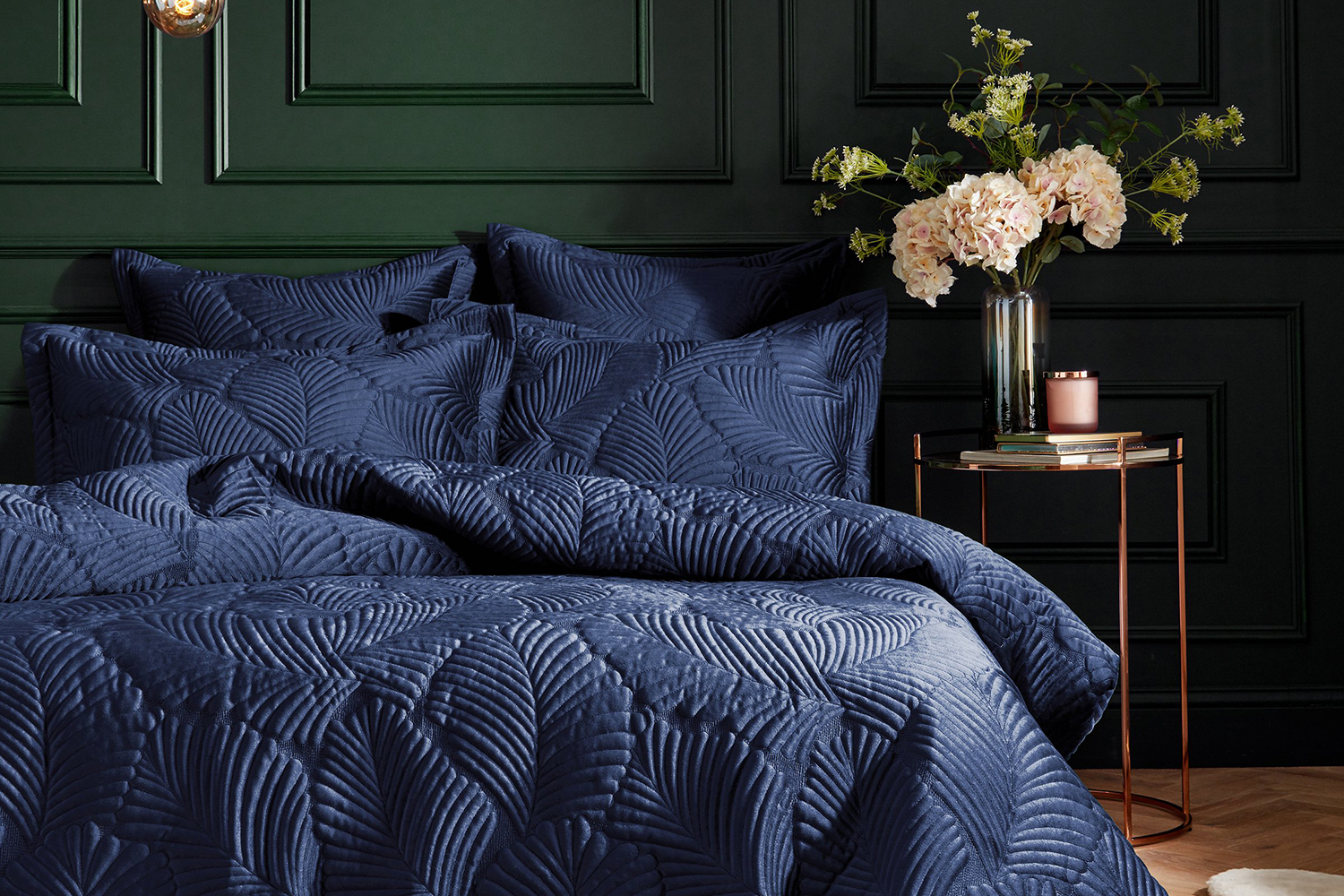 navy double duvet sets