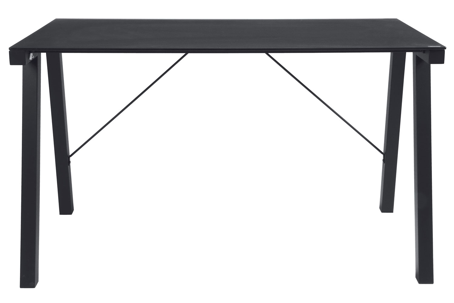 Typhoon Desk Black Glass Harvey Norman Furniture Harvey Norman