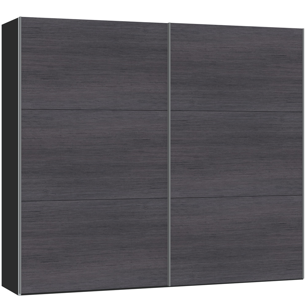 Lucy Sliding Wardrobe 253cm Fino Antracite Harvey Norman Ireland