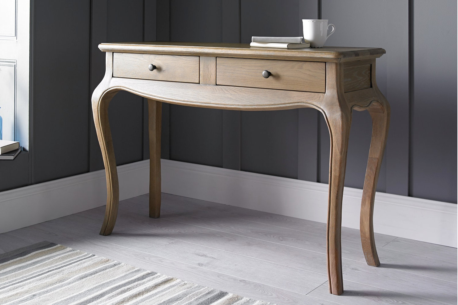 Florence 2 Drawer Dressing Table Vintage Oak Harvey Norman Ireland