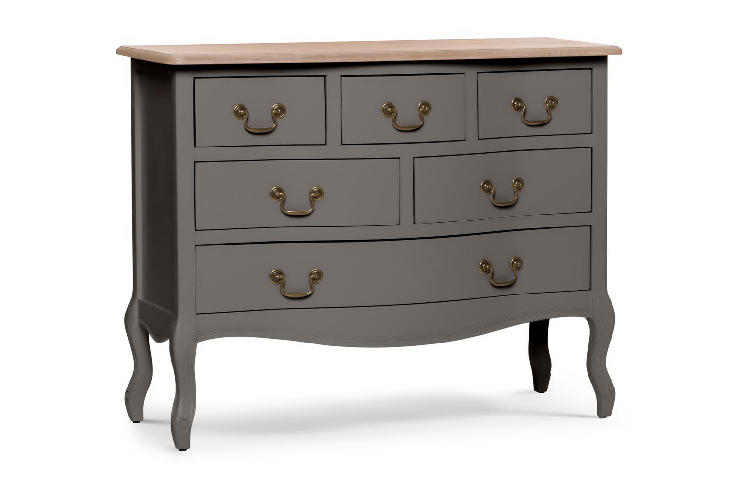Bouvard Dresser Chest 6 Drawer Wolf Hound Truffle Harvey Norman