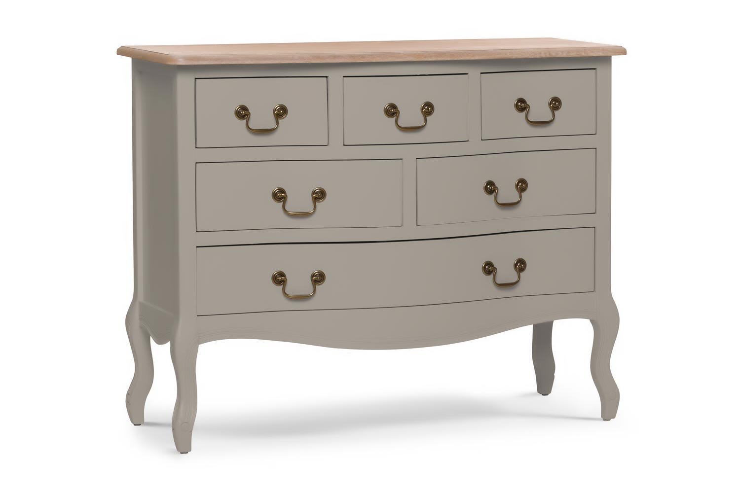 Bouvard Dresser Chest 6 Drawer Old Bone Truffle Harvey Norman