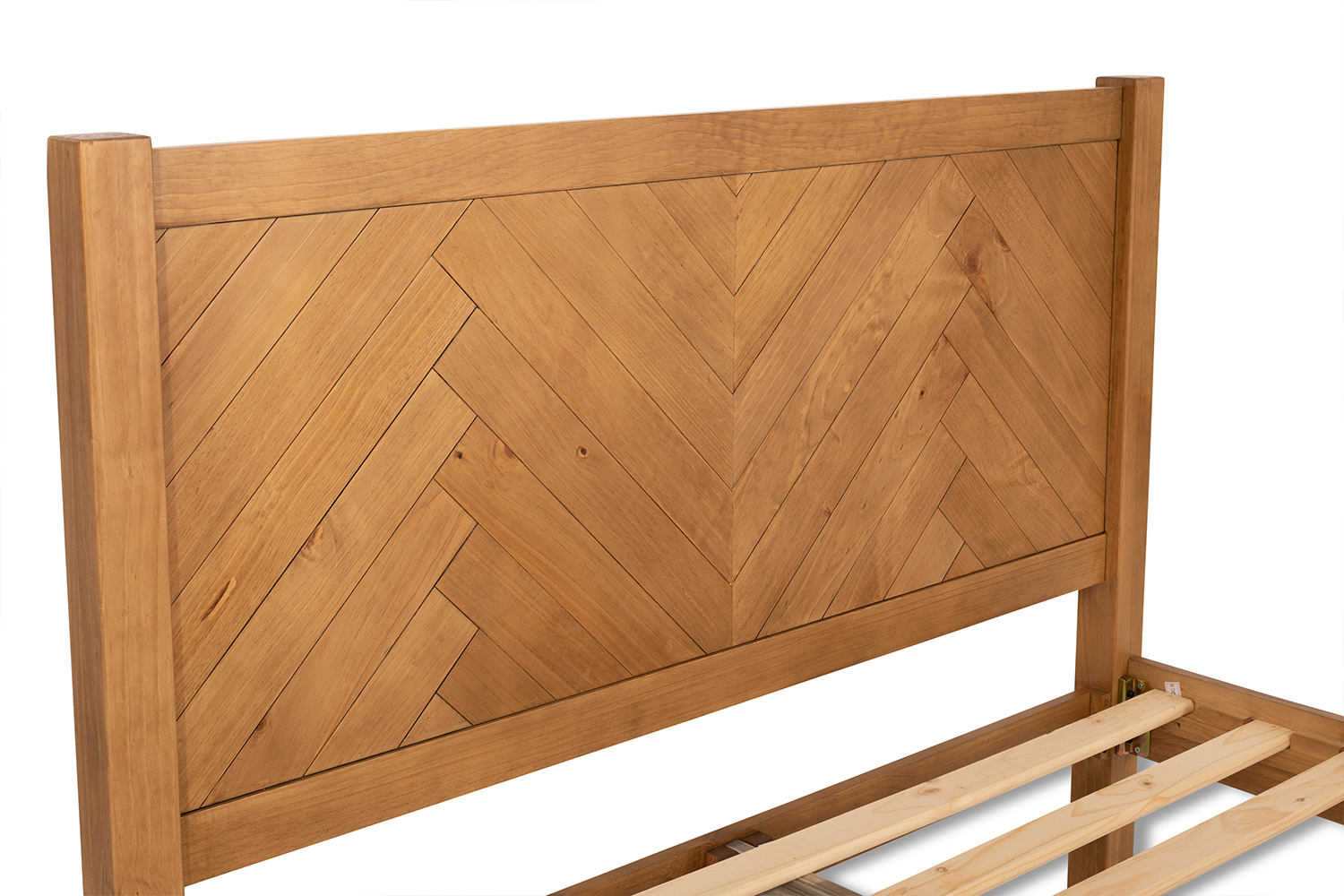 Herringbone King 5ft Bedframe Natural Harvey Norman Ireland