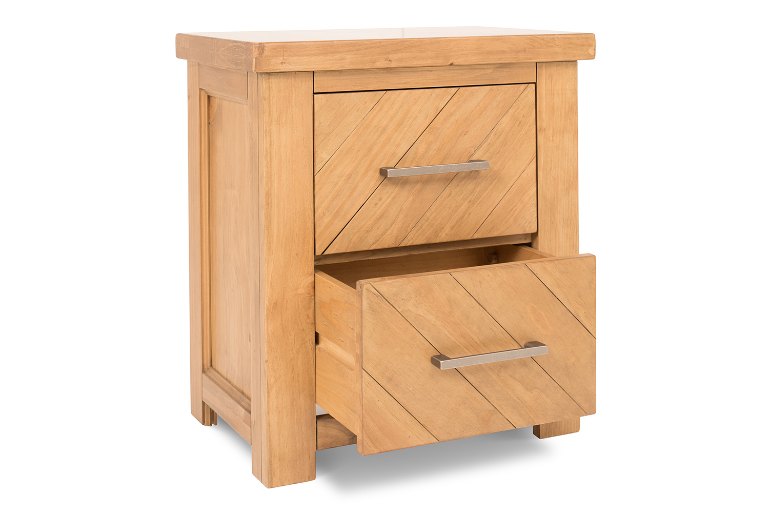 Herringbone Bedside Table 2 Drawer Harvey Norman Northern Ireland