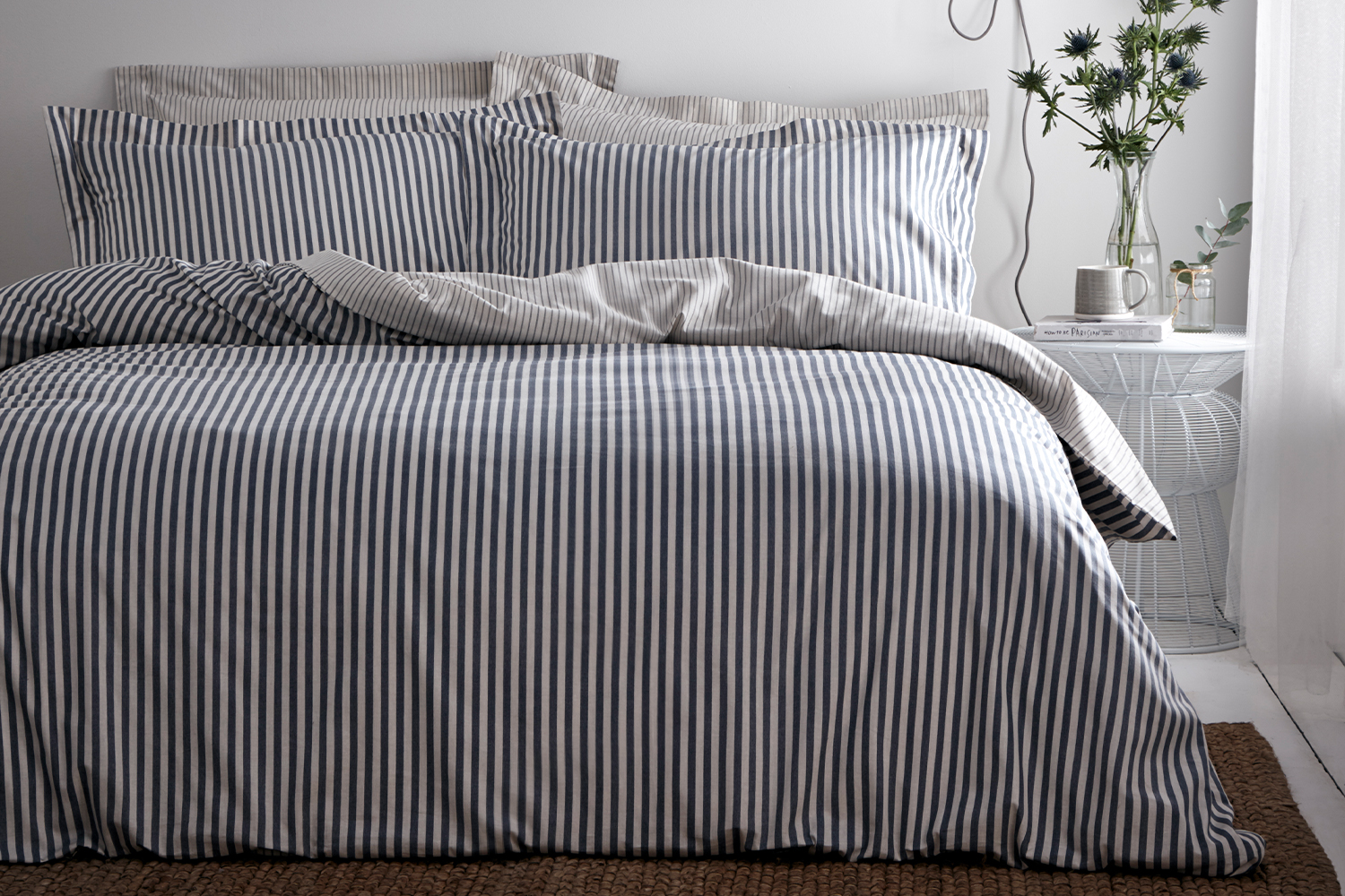Hebden Duvet Set Navy King Harvey Norman Ireland
