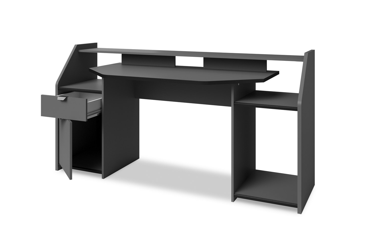 Featured image of post White Gaming Desk With Drawers / Many gamers have found that simple, inexpensive materials, such as a door and adjustable desk legs, are all they need to create an amazing.