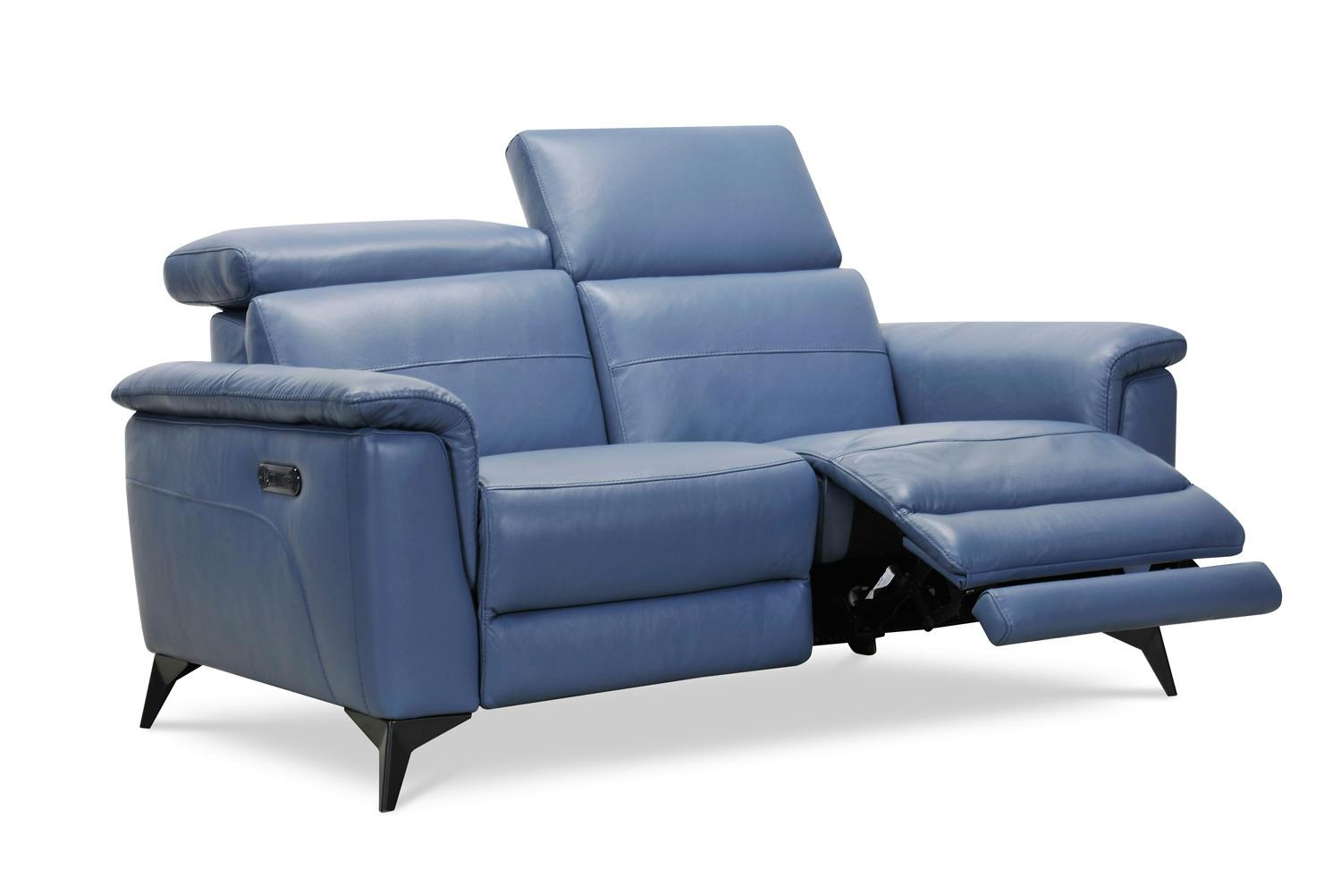 Penny 2  Seater  Electric Recliner  Blue Harvey Norman 