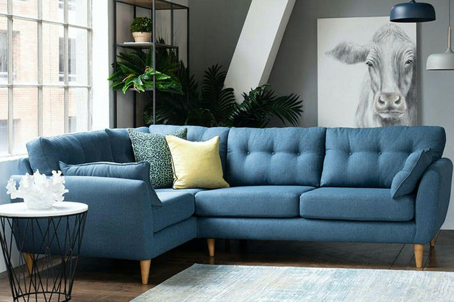 Charm Corner Sofa  2 Corner 1 Blue Harvey Norman Ireland Charm Corner Sofa  2 Corner 1 Blue Harvey Norman Ireland