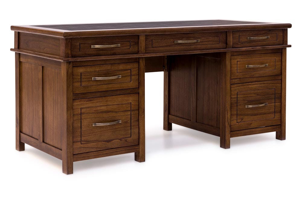 Ebony Office Desk 6 Drawer Large Harvey Norman Northern Ireland