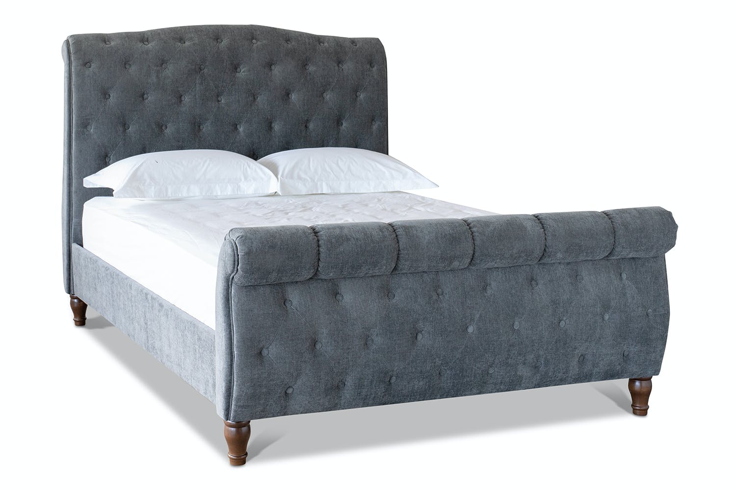 Westbury Bed Frame Double 4ft6 Dark Grey Harvey Norman Northern