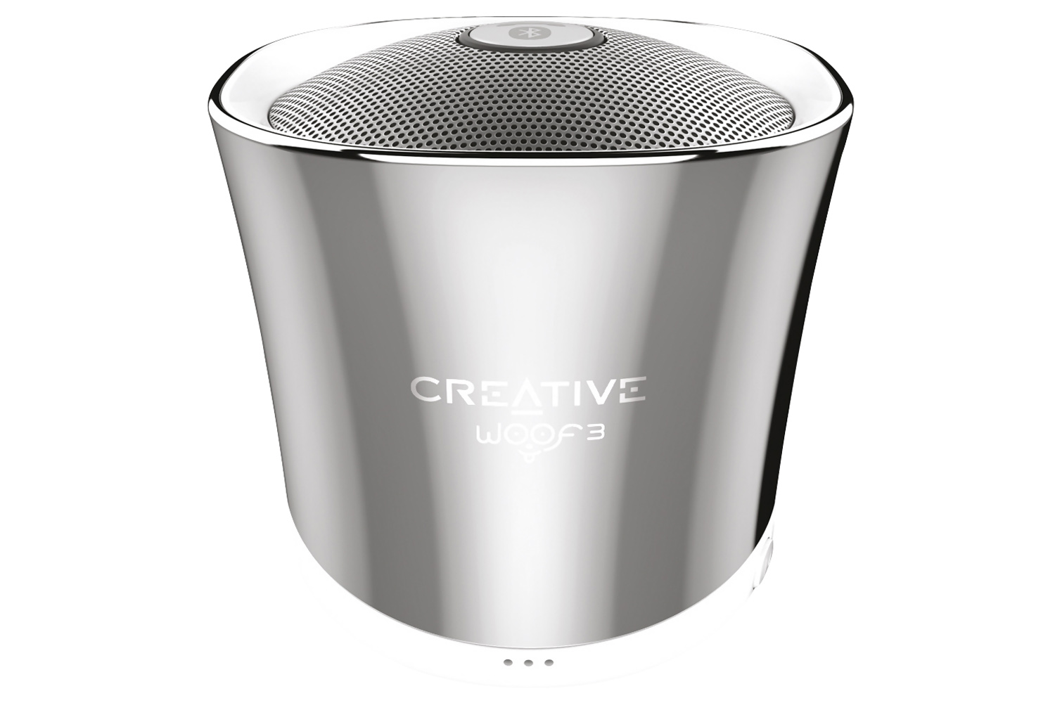 Creative Woof 3 Portable Wireless Bluetooth Speaker | Silver
