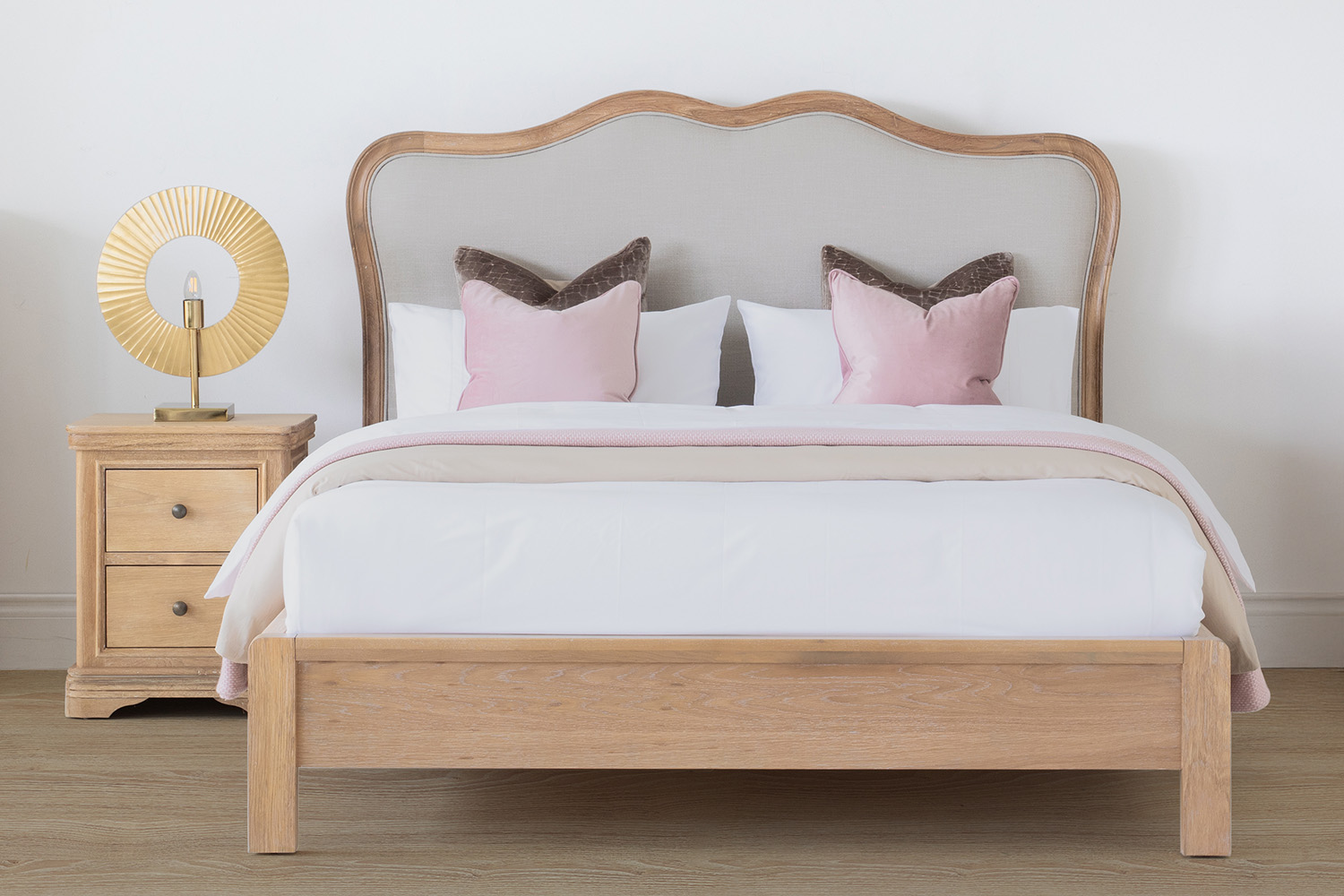 Montreal Bed Frame | Super King | 6ft | Natural