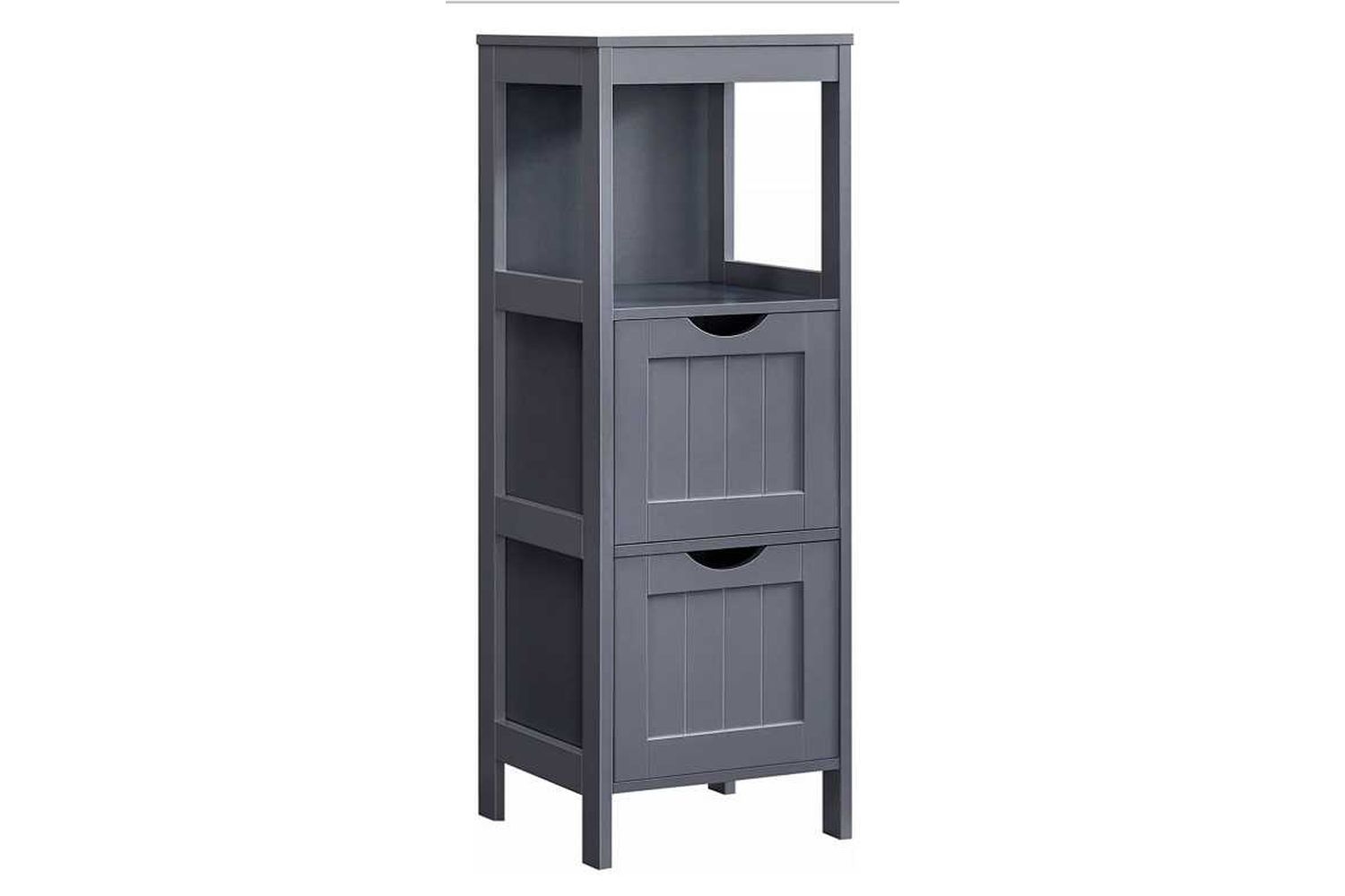 Vasagle Grey Floor Cabinet For Diy Bathroom Storage And Organisation