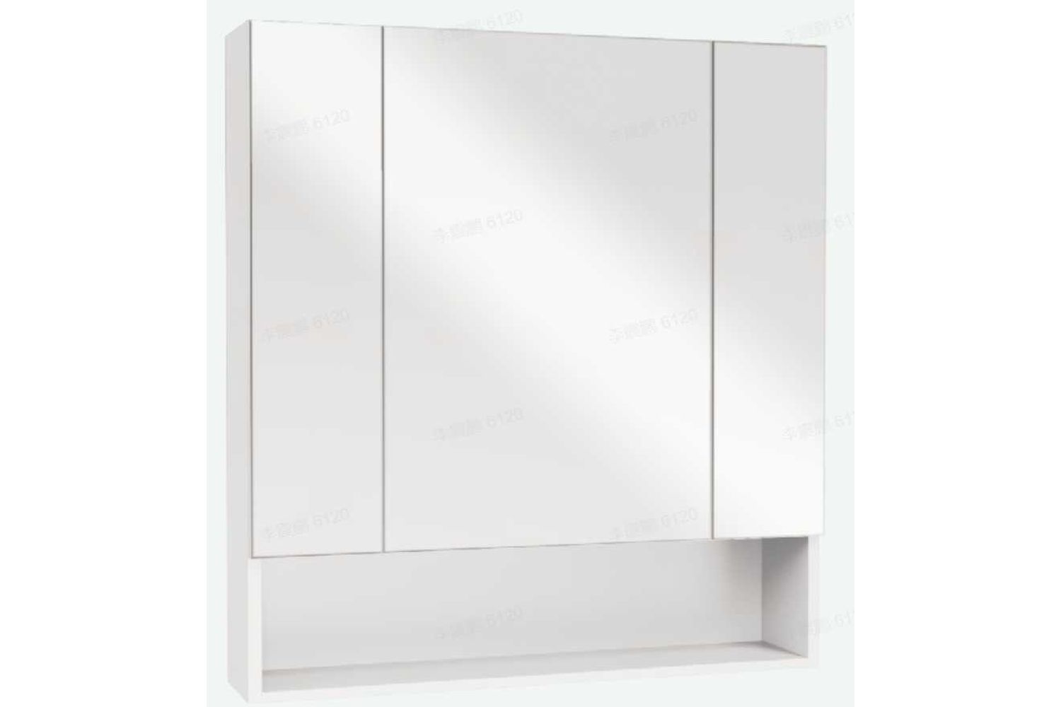 Vasagle Luxury Mirror Cabinet With Led Light – Wall-mounted Door Storage For Bathroom Organisation