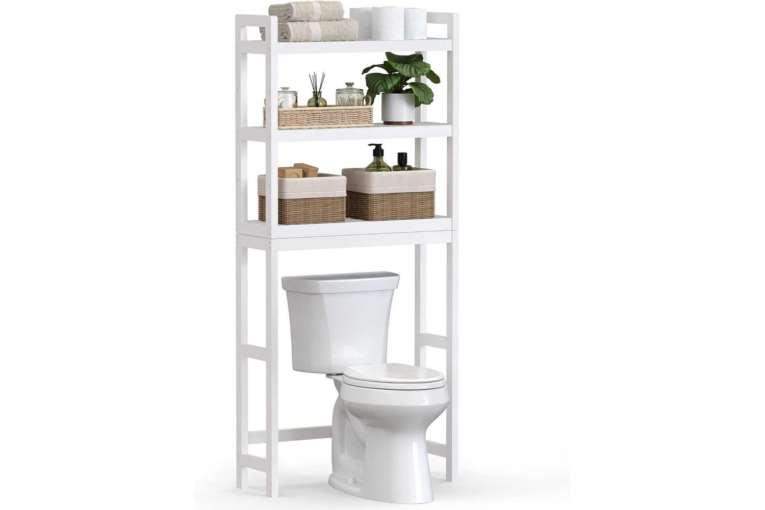 Songmics Over The Toilet Storage, Drawn From Diy Storage And Organisation, Offering Bathroom Cabinets And Shelves