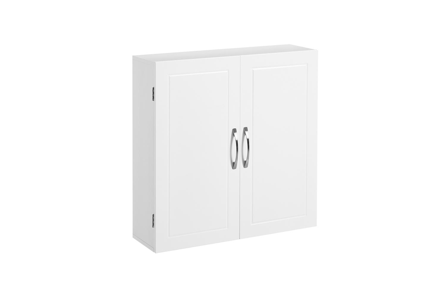 Vasagle Bbc321w01 - Premium Wall Mounted Bathroom Cabinet - Diy Storage And Organiser