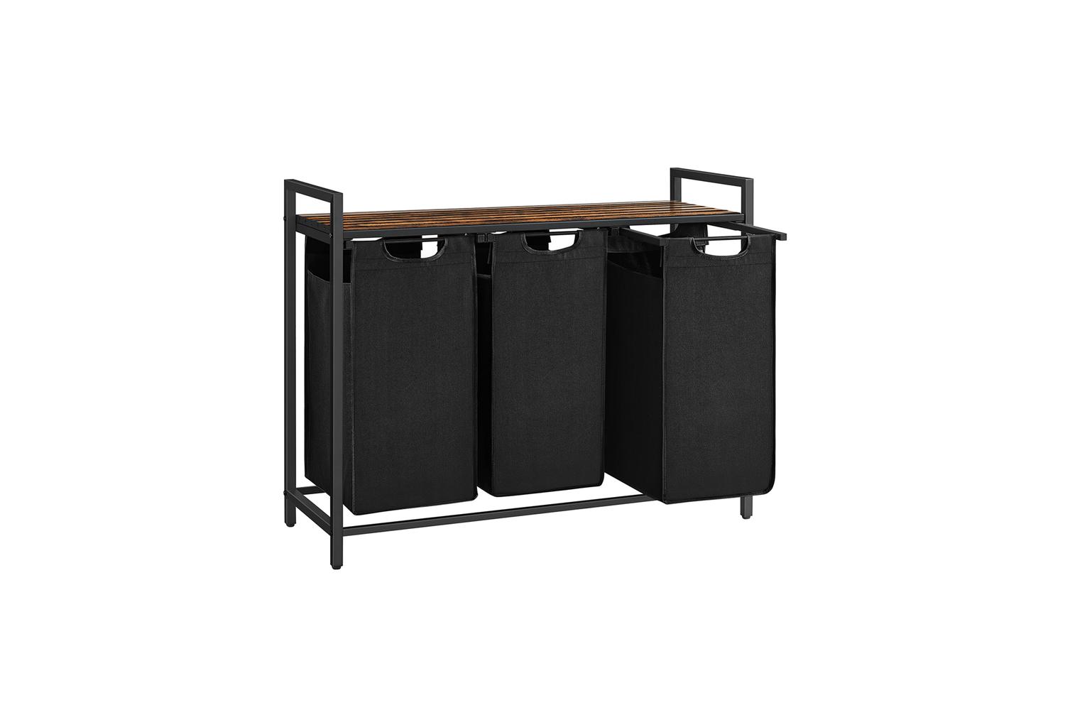 Vasagle Blh401w01 - Hardy Diy Laundry Basket With Easy Assembly