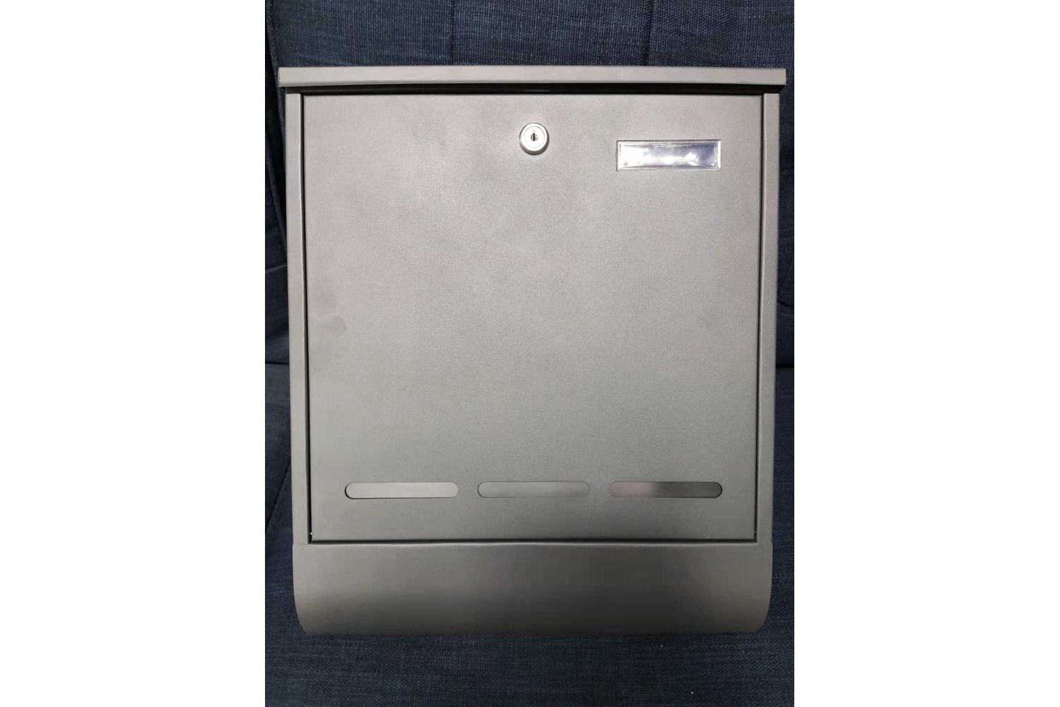 Songmics Gmb060g01 Mail Box - Rustic Brown, Free Standing, X-shaped Struts, Diy Storage And Organisation