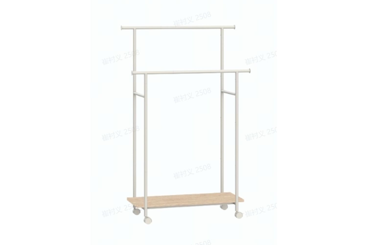 Songmics Hsr152w01 Clothes Rack - Top-grade Solid Wood, Stylish Storage And Organisation For Suits, Shirts And Pants