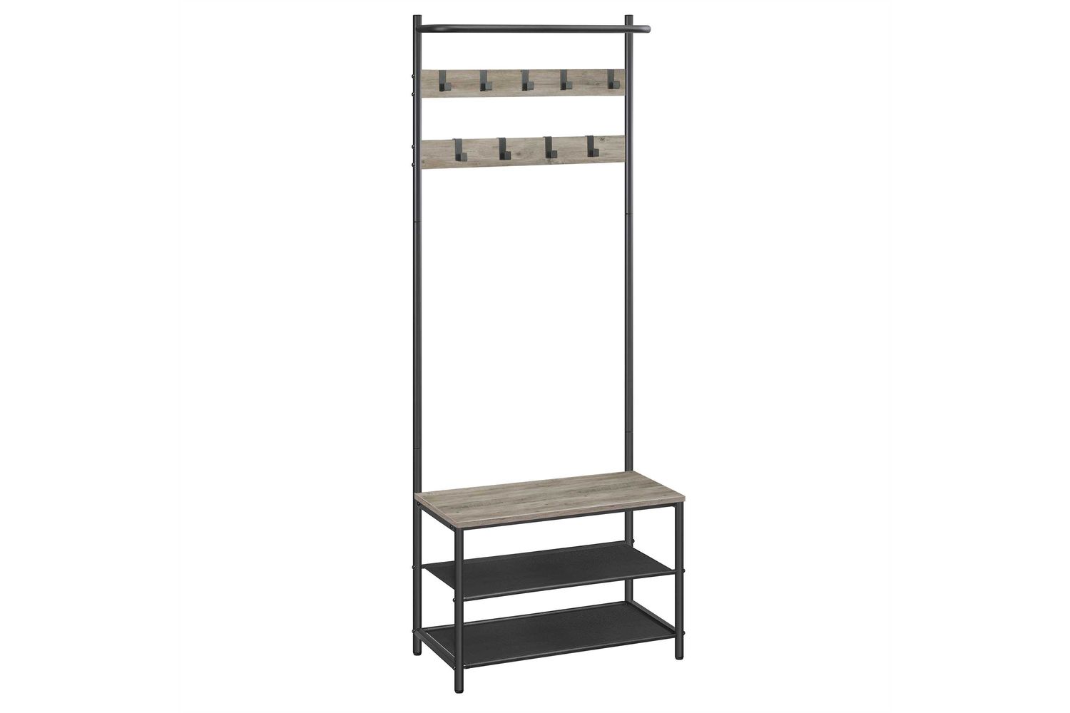 Vasagle Hsr411b02 Hall Tree - High Quality Diy, Coat, Hat And Shoe Rack Storage Solution