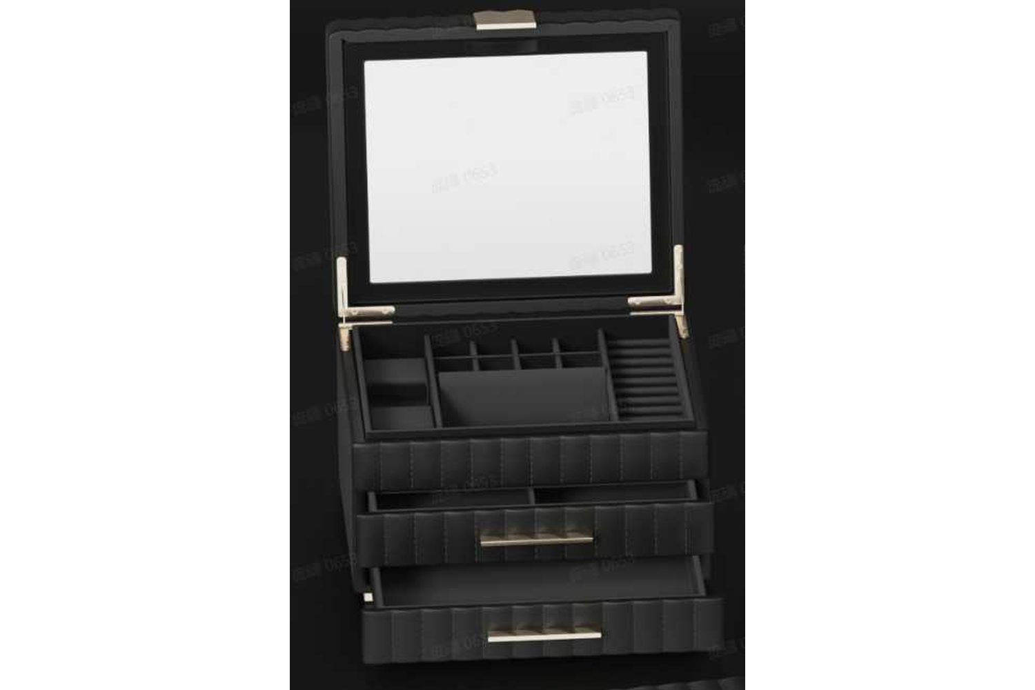 Songmics Home Jbc183b01 - Luxurious Wooden Jewelry Box - High-capacity Fashion Storage And Organiser