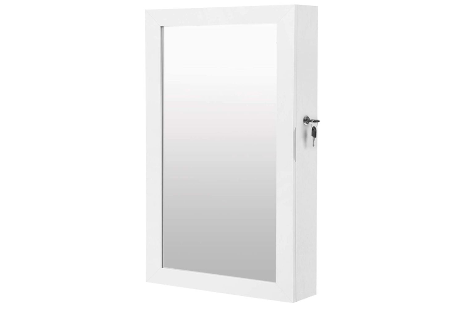 Songmics Jjc051w02 High Capacity Jewelry Cabinet With Adjustable Height