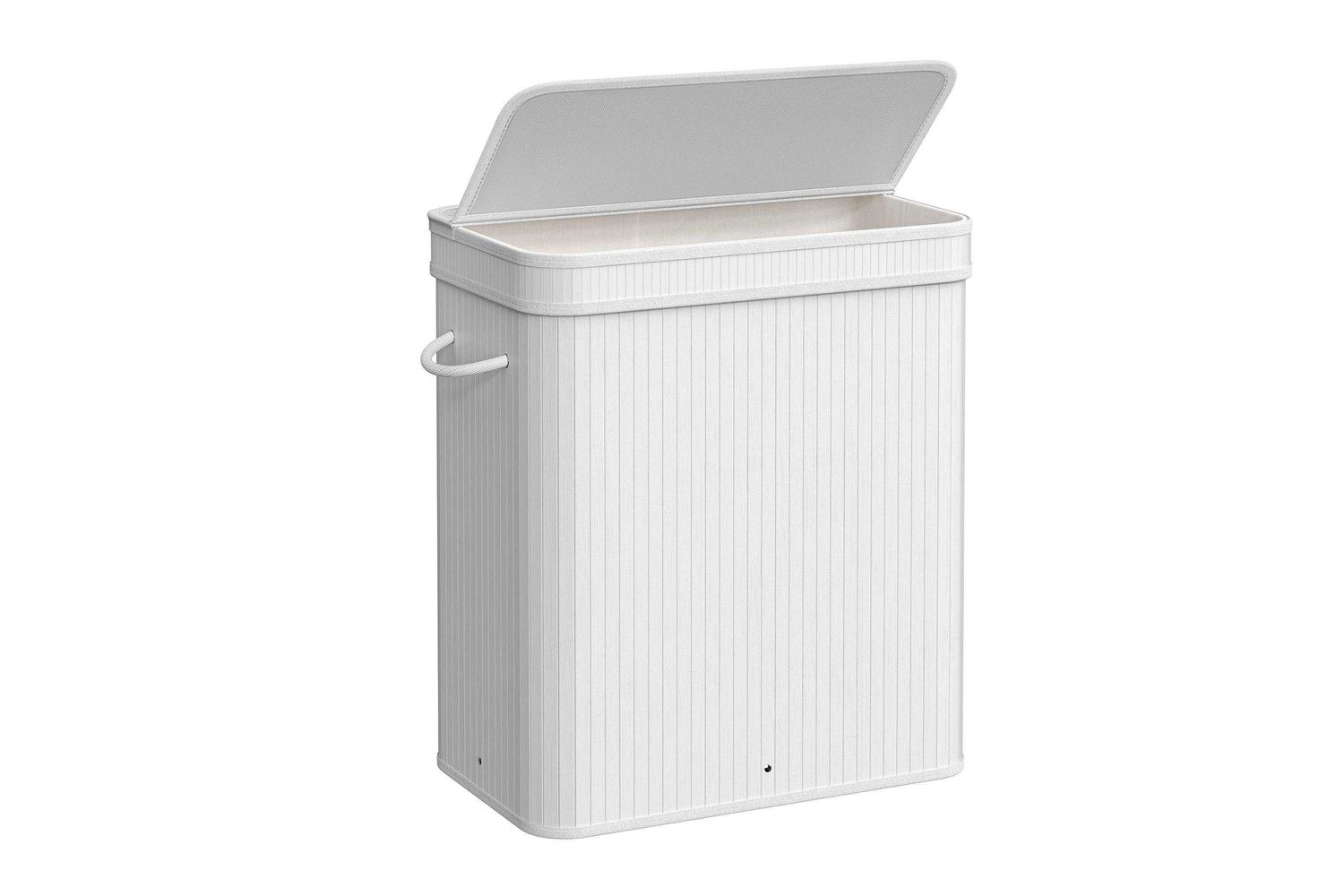 Songmics Lcb062w01 High-quality Laundry Hamper With Adjustable Height, Easy Assembly And Good Stability