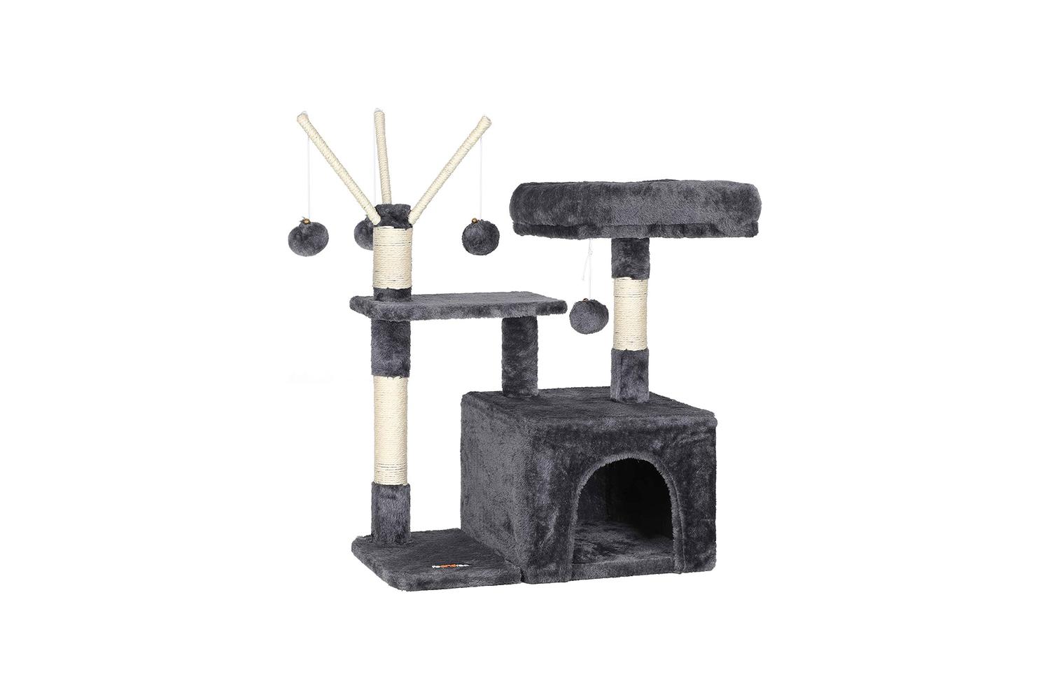 Feandrea Pct210g01 - Premium Scratch-resistant Cat Tree | Comfortable, Secure Cat Play Tower | Full Plush Covering –ideal For Pets