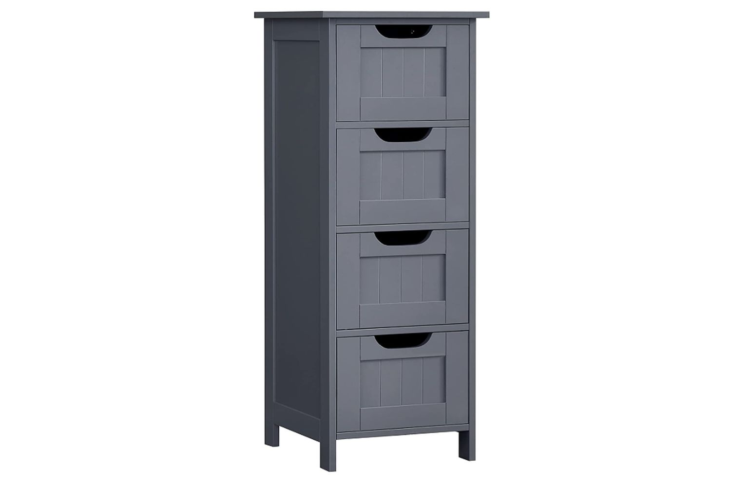 Vasagle Lhc040g01 White Floor Cabinet - Adjustable Height Bathroom Storage Organisation