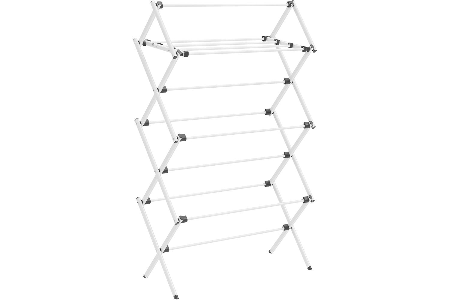Songmics Clothes Drying Rack Llr770w01 - High Quality, Rust-resistant Metal Tube Drying Rack With Adjustable Height