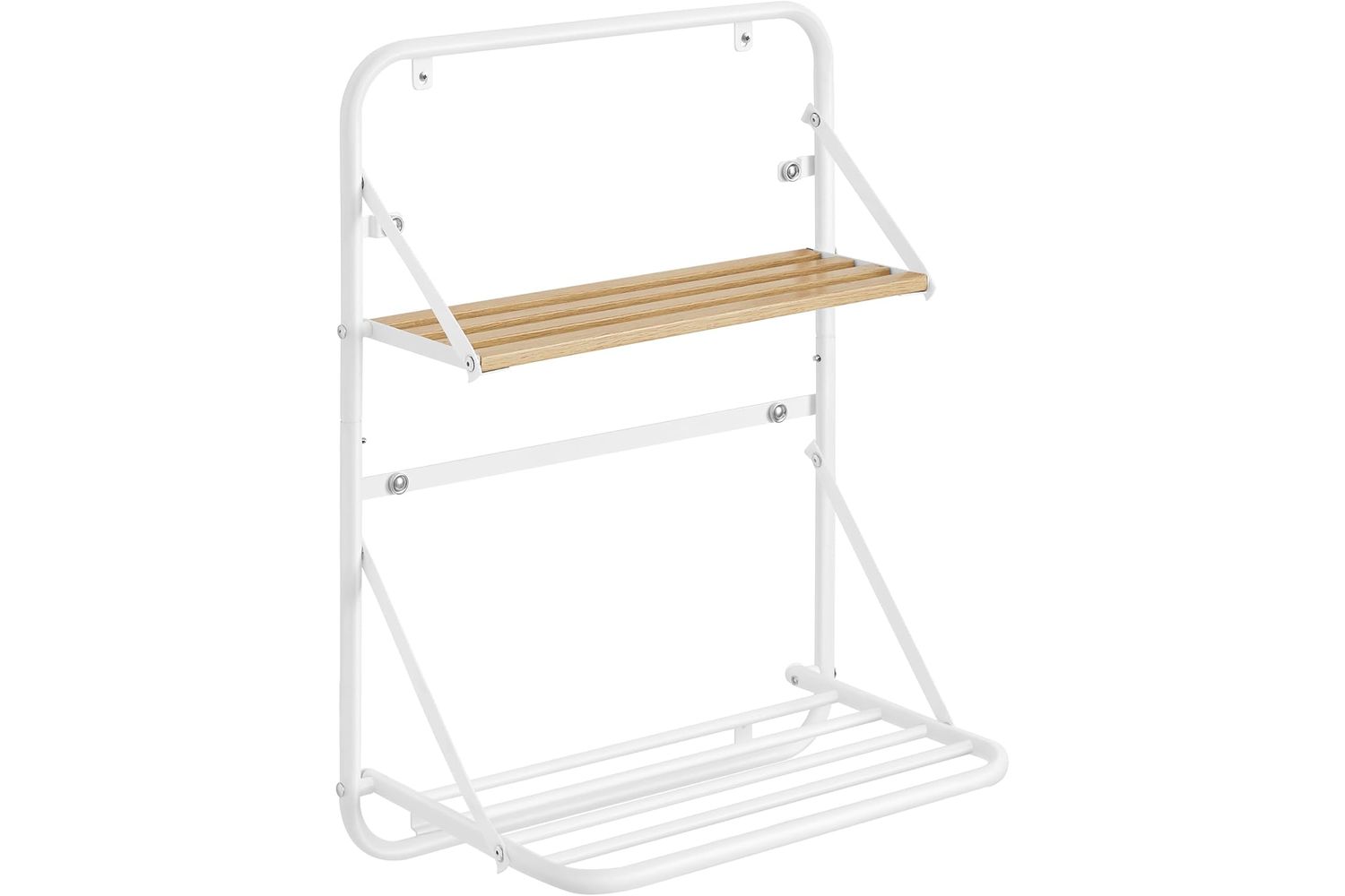 Songmics Llr803w01 Superior High-quality Clothes Drying Rack - Rust-resistant Metal, Adjustable & Convenient For Home Use