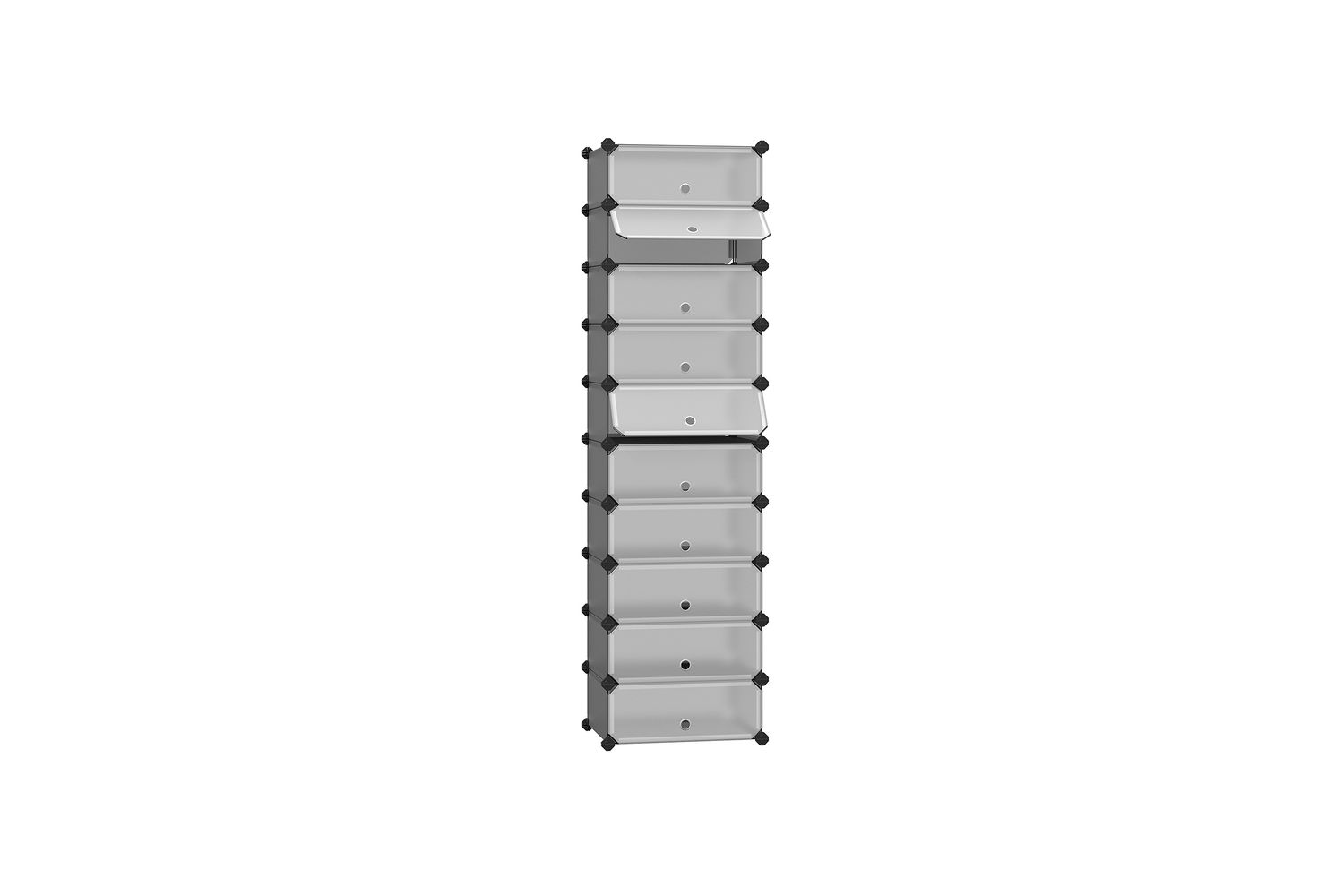 Songmics Plastic Cube Storage – High-quality, Adjustable, Easy Assembly Storage Solution